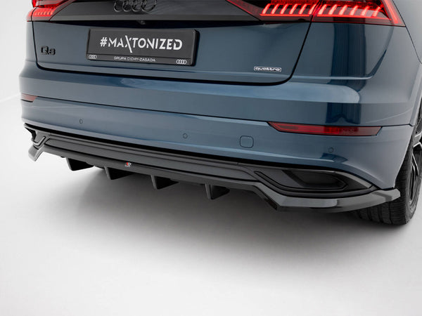 Audi - Q8 MK1: Maxton Rear Splitter (Vertical Bars)