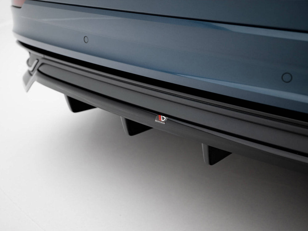 Audi - Q8 MK1: Maxton Rear Splitter (Vertical Bars)