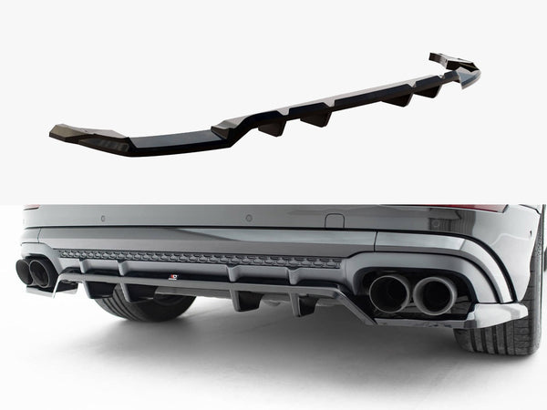 Audi - SQ8 / Q8 S Line MK1 Facelift: Maxton Rear Splitter (Vertical Bars) V2