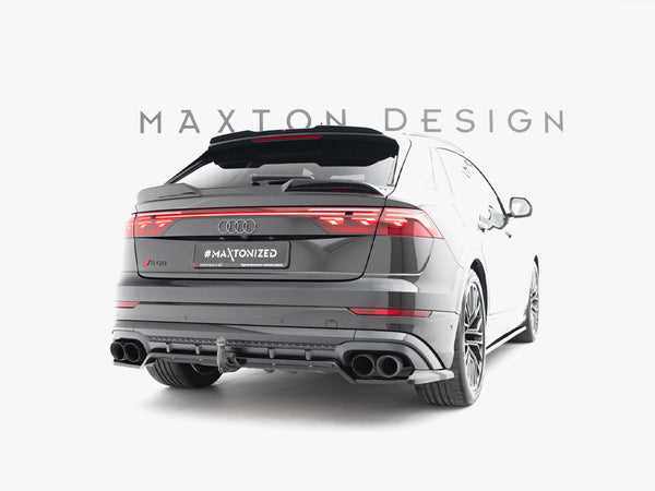 Audi - SQ8 / Q8 S Line MK1 Facelift: Maxton Rear Splitter (Vertical Bars) V2