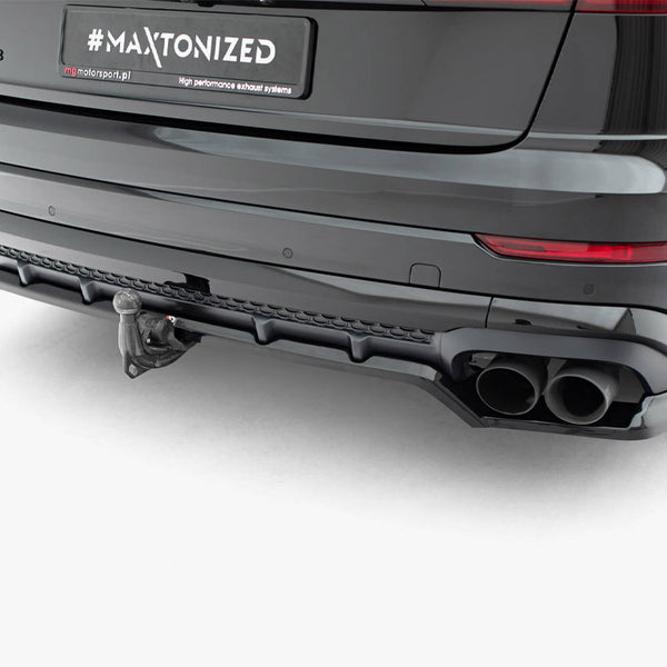 Audi - SQ8 / Q8 S Line MK1 Facelift: Maxton Rear Splitter (Vertical Bars) V2