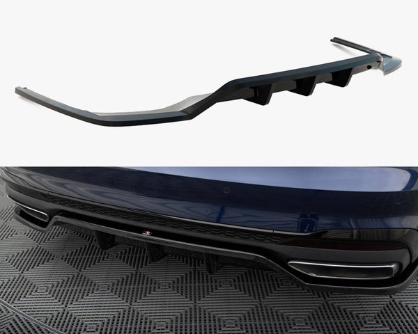 Audi - A4 S Line B9 Facelift: Maxton Rear Splitter (Vertical Bars) V2