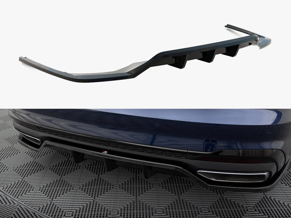 Audi - A4 S Line B9 Facelift: Maxton Rear Splitter (Vertical Bars) V2