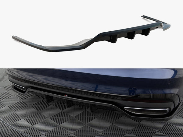 Audi - A4 S Line B9 Facelift: Maxton Rear Splitter (Vertical Bars) V2
