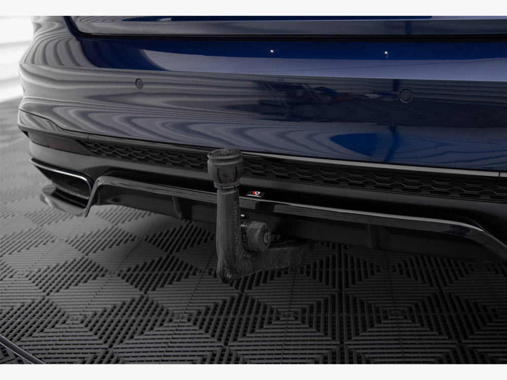 Audi - A4 S Line B9 Facelift: Maxton Rear Splitter (Vertical Bars) V2