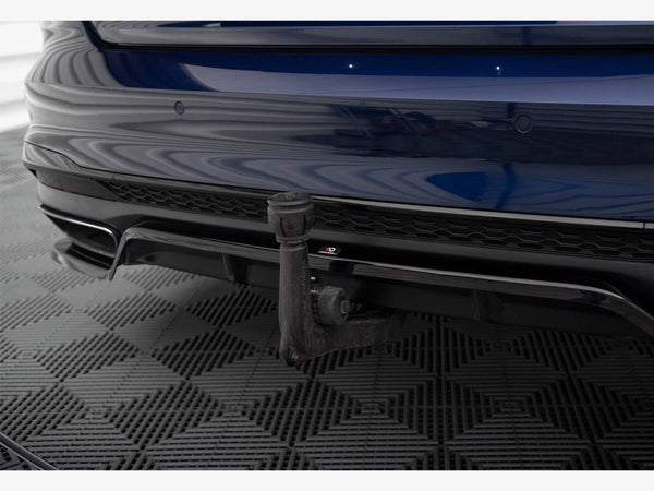 Audi - A4 S Line B9 Facelift: Maxton Rear Splitter (Vertical Bars) V2