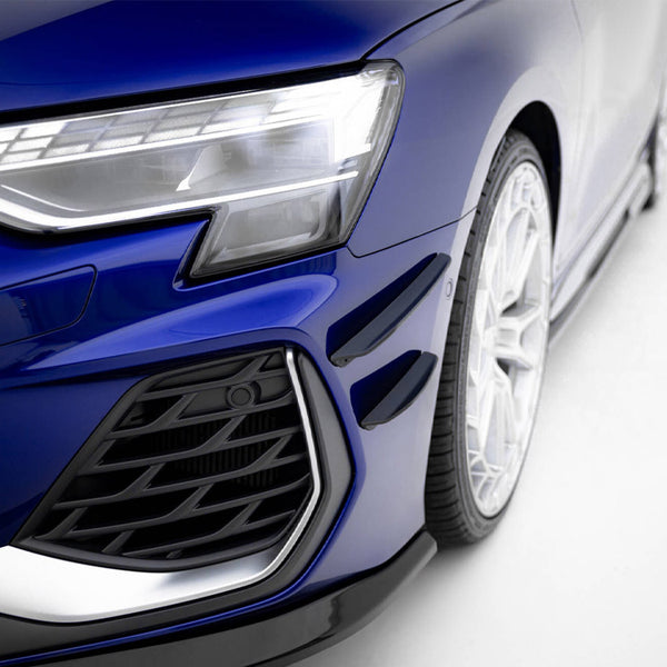 Audi - A3 S Line Sedan / S3 Sedan 8Y Facelift: Maxton Front Bumper Wings (Canards)