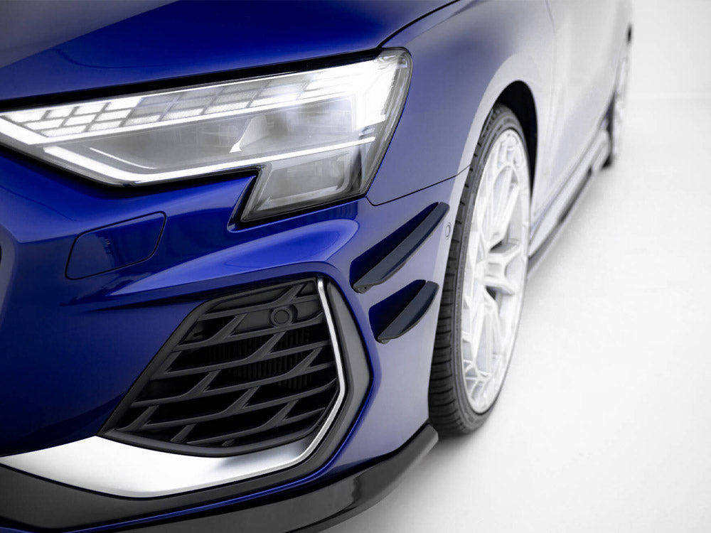 Audi - A3 S Line Sedan / S3 Sedan 8Y Facelift: Maxton Front Bumper Wings (Canards)