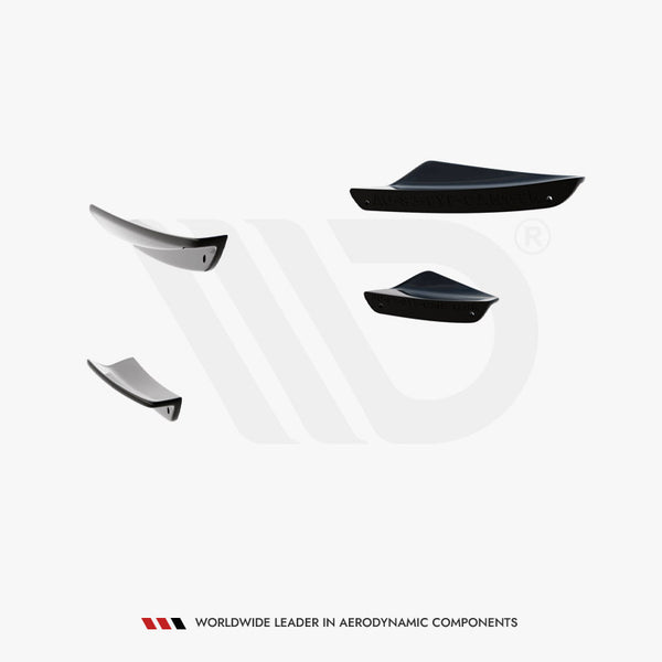 Audi - A3 S Line Sedan / S3 Sedan 8Y Facelift: Maxton Front Bumper Wings (Canards)