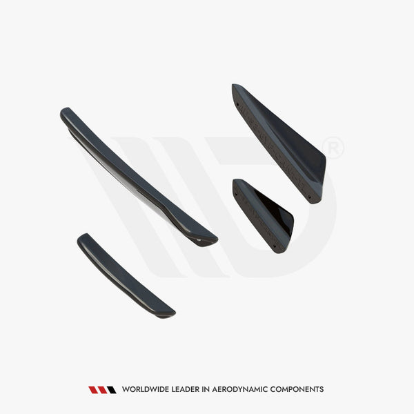 Audi - A3 S Line Sedan / S3 Sedan 8Y Facelift: Maxton Front Bumper Wings (Canards)