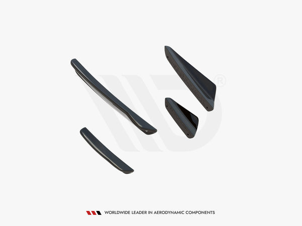 Audi - A3 S Line Sedan / S3 Sedan 8Y Facelift: Maxton Front Bumper Wings (Canards)