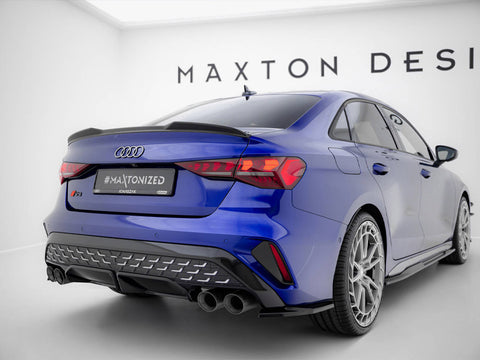 Audi - S3 Sedan 8Y Facelift: Maxton Rear Side Splitters V1