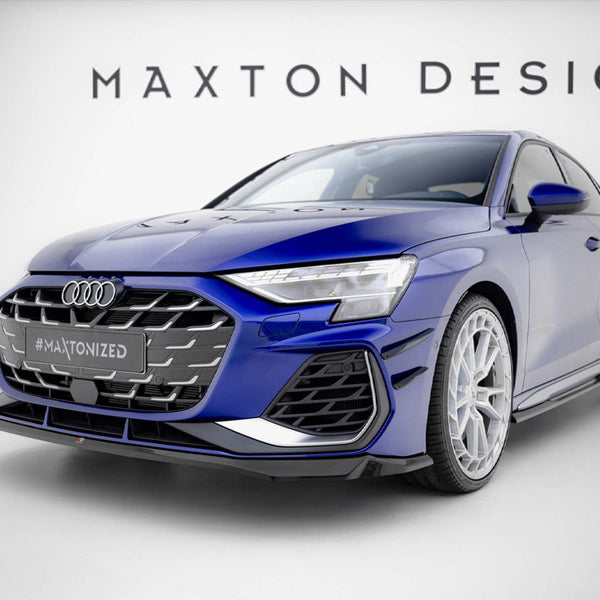 Audi - A3 S Line Sedan / S3 Sedan 8Y Facelift: Maxton Front Splitter V2