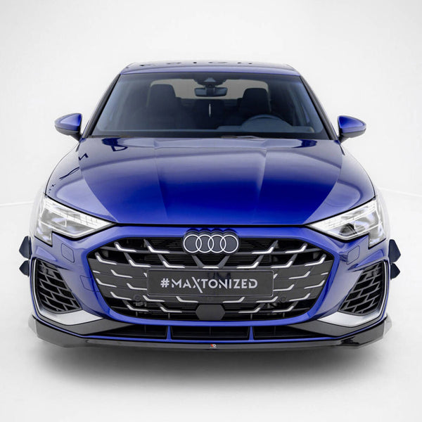 Audi - A3 S Line Sedan / S3 Sedan 8Y Facelift: Maxton Front Splitter V2