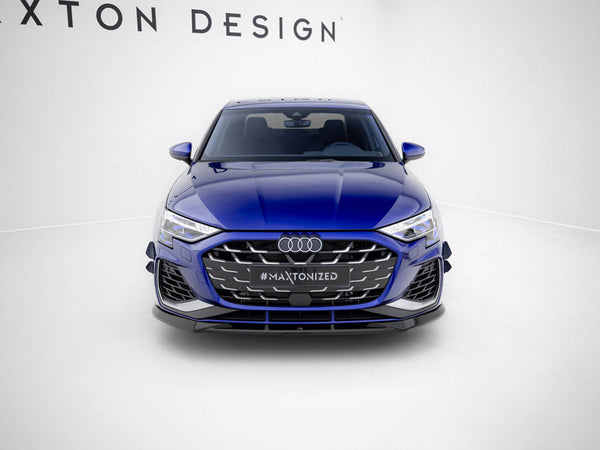 Audi - A3 S Line Sedan / S3 Sedan 8Y Facelift: Maxton Front Splitter V1