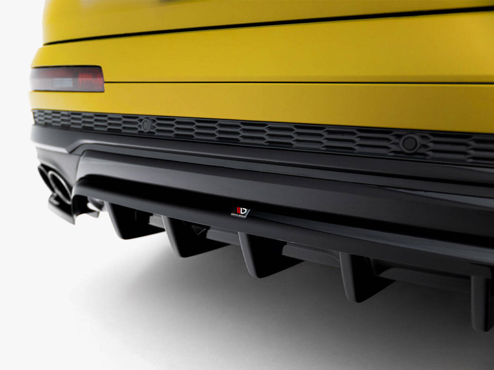 Audi - SQ7 MK2 (4M) Facelift: Maxton Rear Splitter (Vertical Bars)