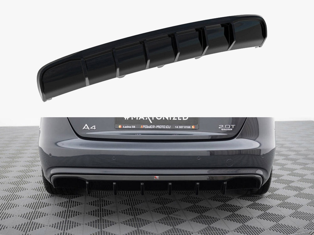 Audi - A4 B8 Facelift (Version without exhausts): Maxton Rear Diffuser