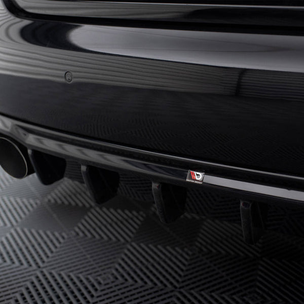 Audi - A4 B8 (Version with single exhausts on both sides): Maxton Rear Diffuser
