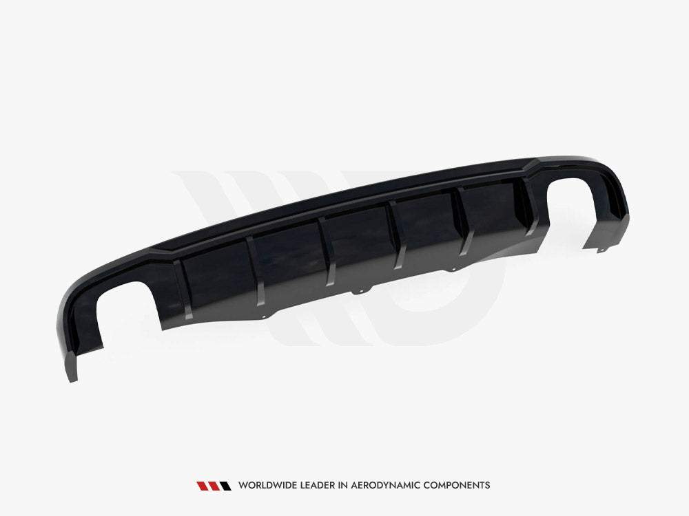 Audi - A4 B8 (Version with single exhausts on both sides): Maxton Rear Diffuser