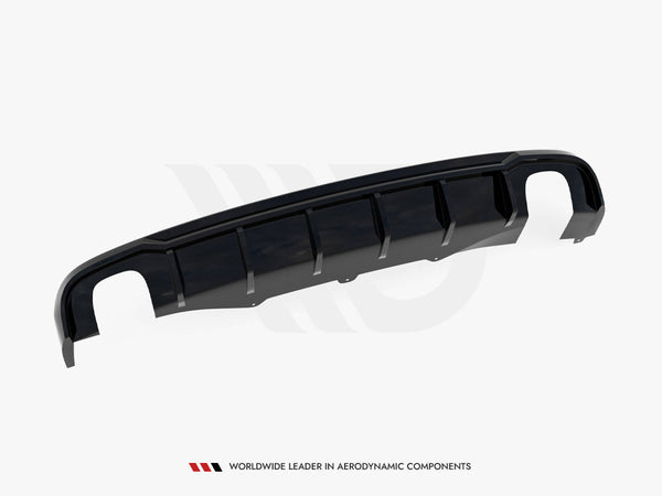 Audi - A4 B8 (Version with single exhausts on both sides): Maxton Rear Diffuser
