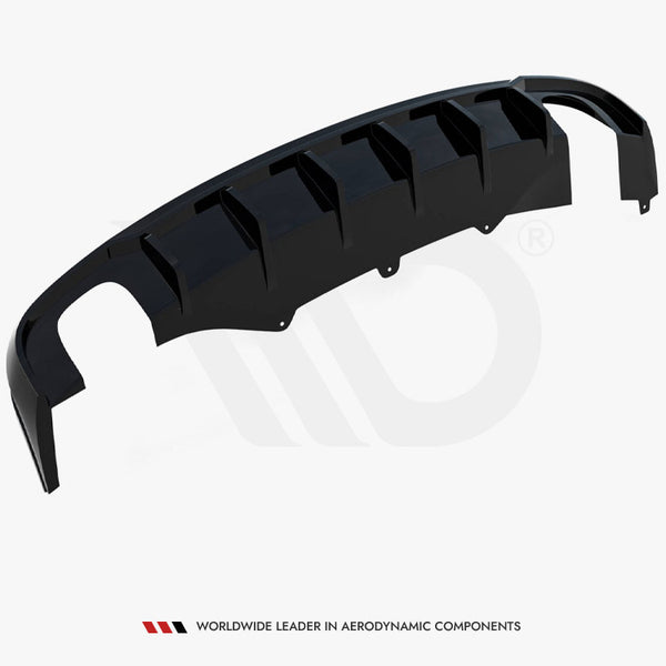 Audi - A4 B8 (Version with single exhausts on both sides): Maxton Rear Diffuser