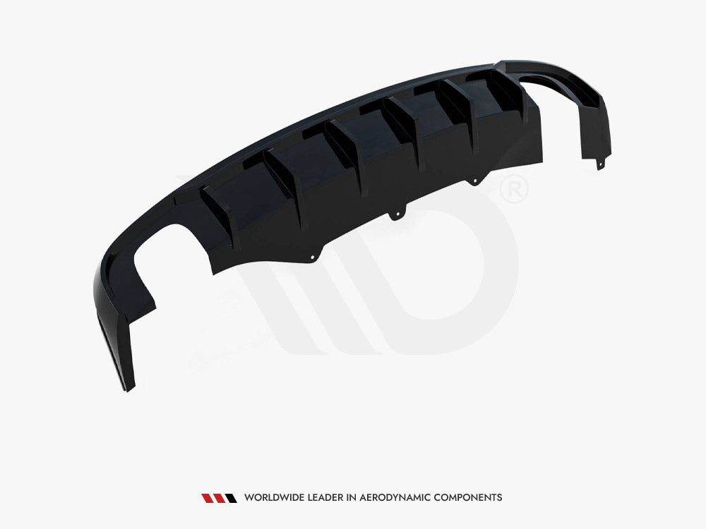 Audi - A4 B8 (Version with single exhausts on both sides): Maxton Rear Diffuser