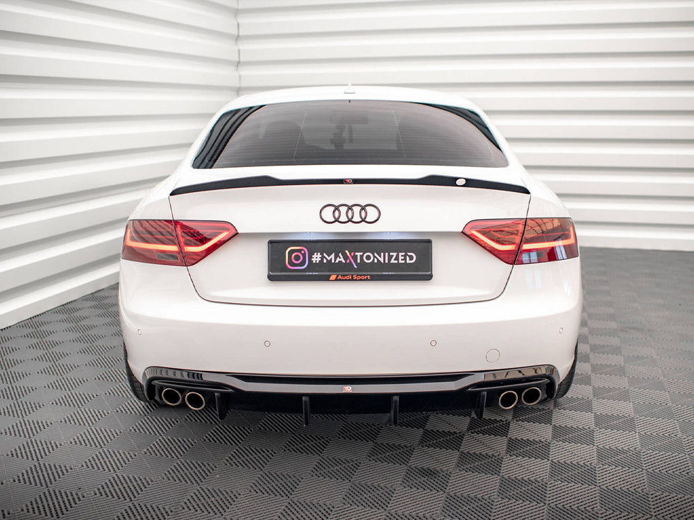 Audi - A5 8T Facelift (Version with dual exhausts on both sides): Maxton Rear Diffuser