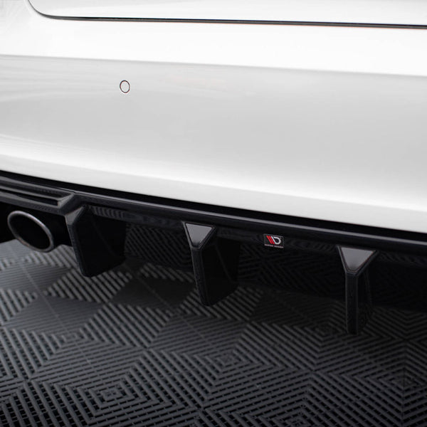 Audi - A3 S Line Sportback 8V (Version with single exhaust tips on one side): Maxton Rear Diffuser