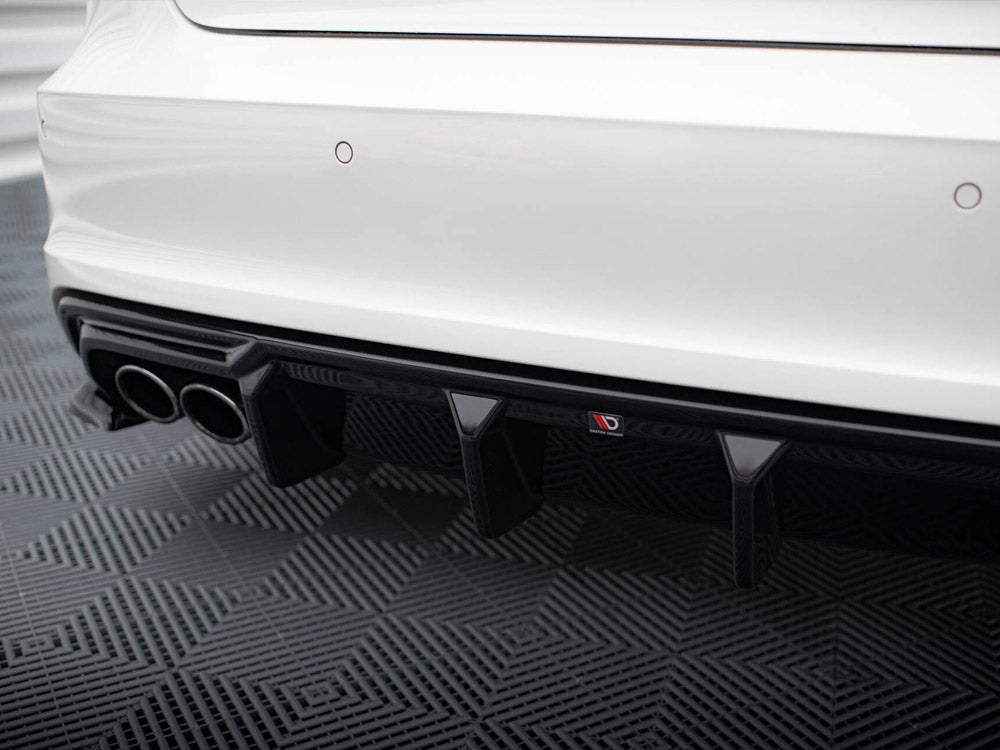 Audi - A3 S Line Sportback 8V (Version with dual exhausts tips on one side): Maxton Rear Diffuser