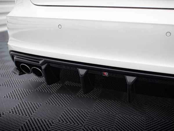 Audi - A3 S Line Sportback 8V (Version with dual exhausts tips on one side): Maxton Rear Diffuser