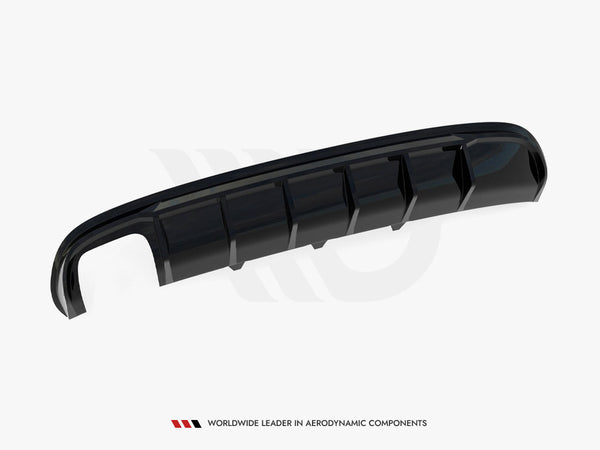 Audi - A4 S Line Sedan / Avant B8 (Version with dual exhaust tips on one side): Maxton Rear Diffuser