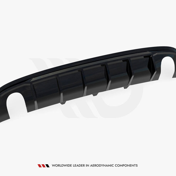 Audi - A4 S Line Sedan / Avant B8 (Version with single exhaust tips on both sides): Maxton Rear Diffuser