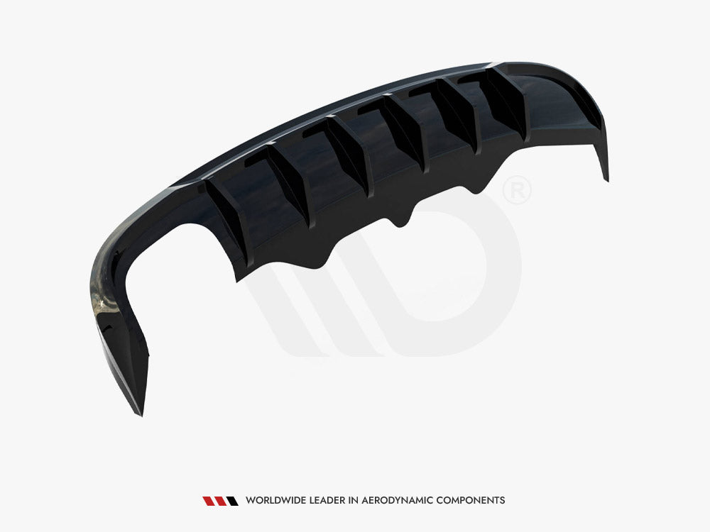Audi - A5 S Line Sportback 8T (Version with dual exhaust tips on one side): Maxton Rear Diffuser