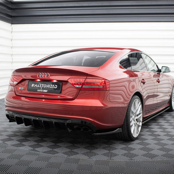 Audi - S5 / A5 S Line Sportback 8T: Maxton Rear Side Splitters