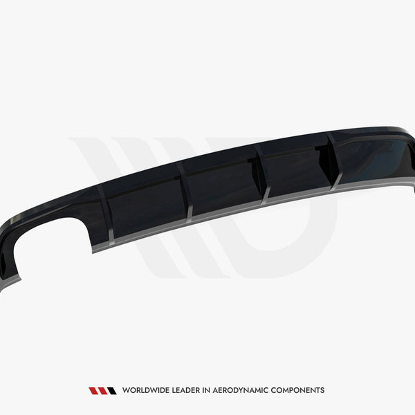 Audi - A3 Sedan 8V Facelift (Version with dual exhaust tips on one side): Maxton Rear Diffuser