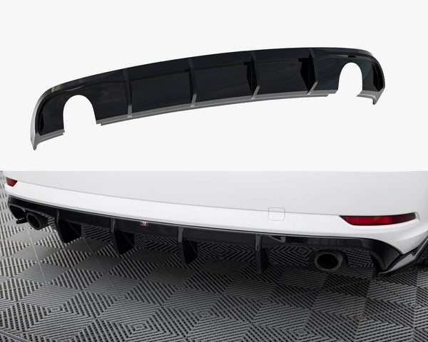 Audi - A3 Sedan 8V Facelift (Version with single exhaust tips on both sides): Maxton Rear Diffuser