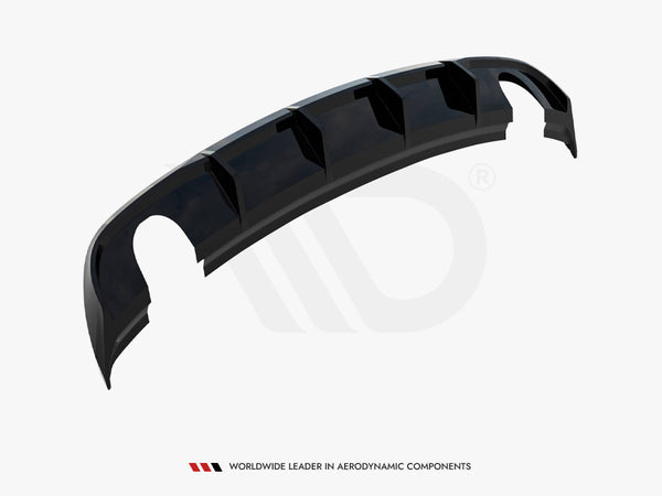 Audi - A3 Sedan 8V Facelift (Version with single exhaust tips on both sides): Maxton Rear Diffuser