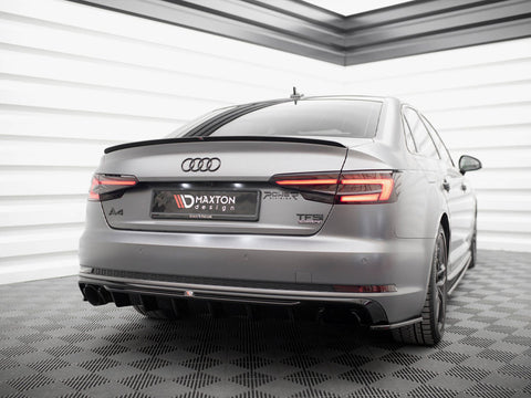 Audi - A4 S Line B9 (Version with single exhaust tip on one side): Maxton Rear Diffuser V1