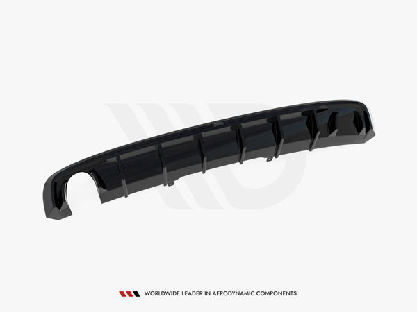Audi - A4 S Line B9 (Version with single exhaust tip on one side): Maxton Rear Diffuser V1