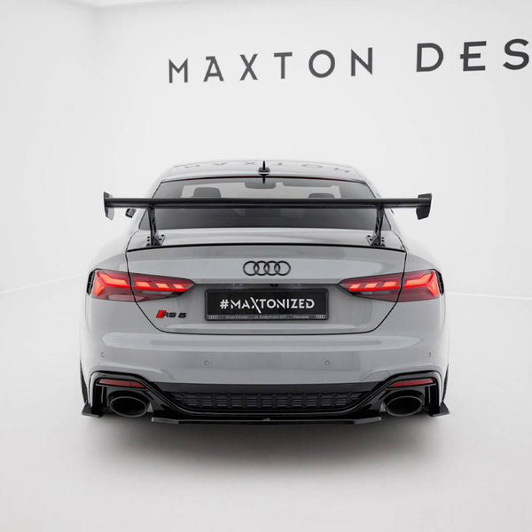 Audi - A5 / A5 S Line / S5 / RS5 Coupe F5 / F5 Facelift: Maxton Carbon Spoiler With External Brackets Uprights V2