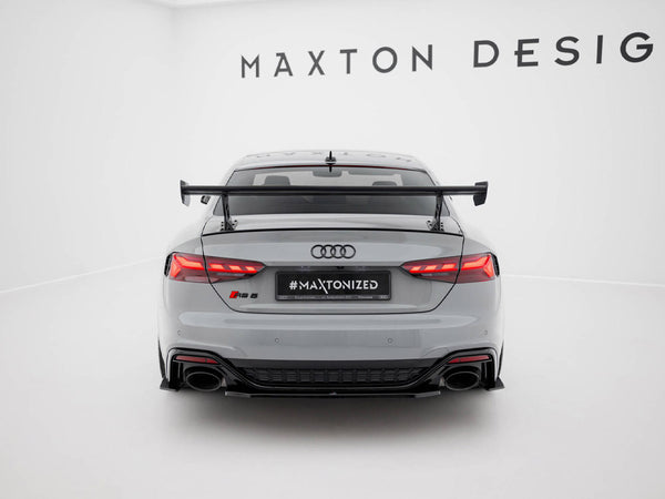 Audi - A5 / A5 S Line / S5 / RS5 Coupe F5 / F5 Facelift: Maxton Carbon Spoiler With External Brackets Uprights V2