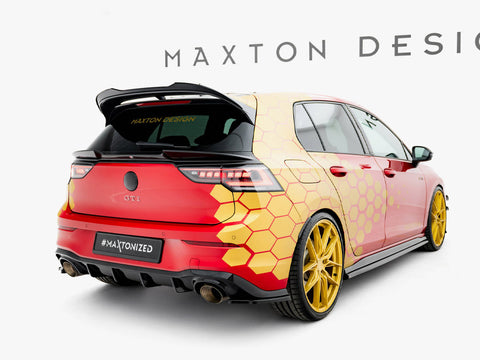 VW - Golf GTI Clubsport MK8 Facelift: Maxton Rear Side Splitters V2