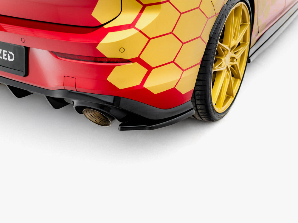 VW - Golf GTI Clubsport MK8 Facelift: Maxton Rear Side Splitters V2