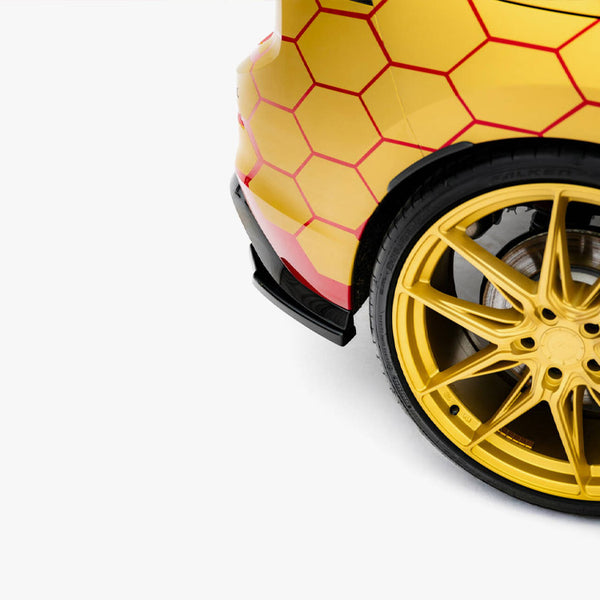 VW - Golf GTI Clubsport MK8 Facelift: Maxton Rear Side Splitters V2