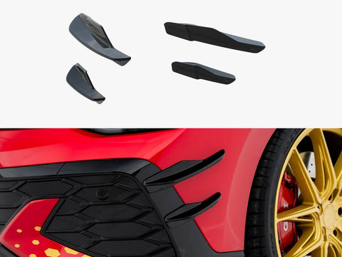 VW - Golf GTI Clubsport MK8 Facelift: Maxton Front Bumper Wings (Canards)
