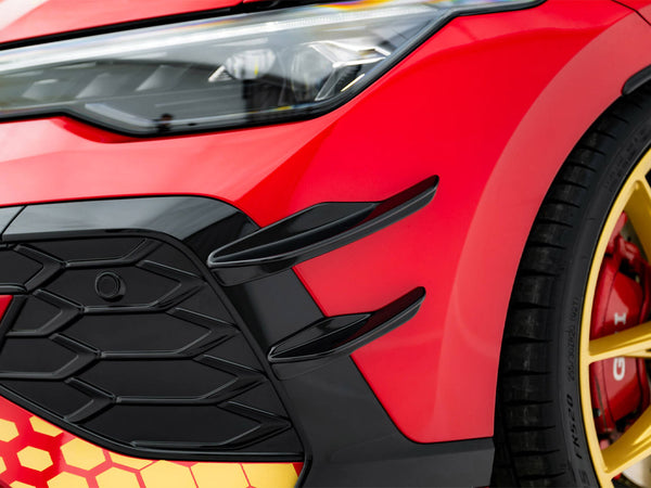 VW - Golf GTI Clubsport MK8 Facelift: Maxton Front Bumper Wings (Canards)