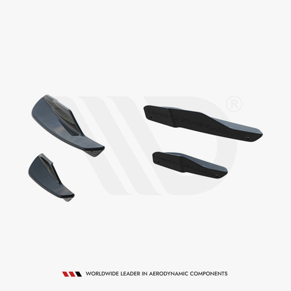 VW - Golf GTI Clubsport MK8 Facelift: Maxton Front Bumper Wings (Canards)