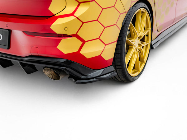 VW - Golf GTI Clubsport MK8 Facelift: Maxton Rear Side Splitters V3
