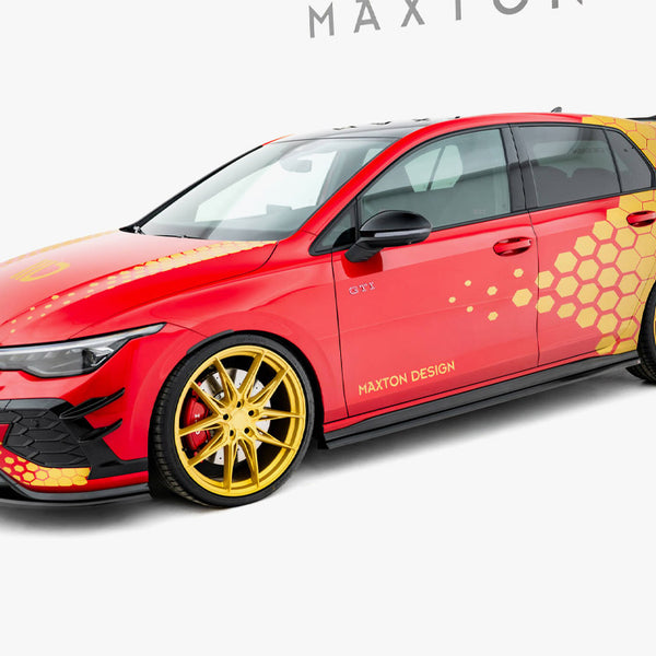VW - Golf GTI Clubsport MK8 Facelift: Maxton Side Skirts V2