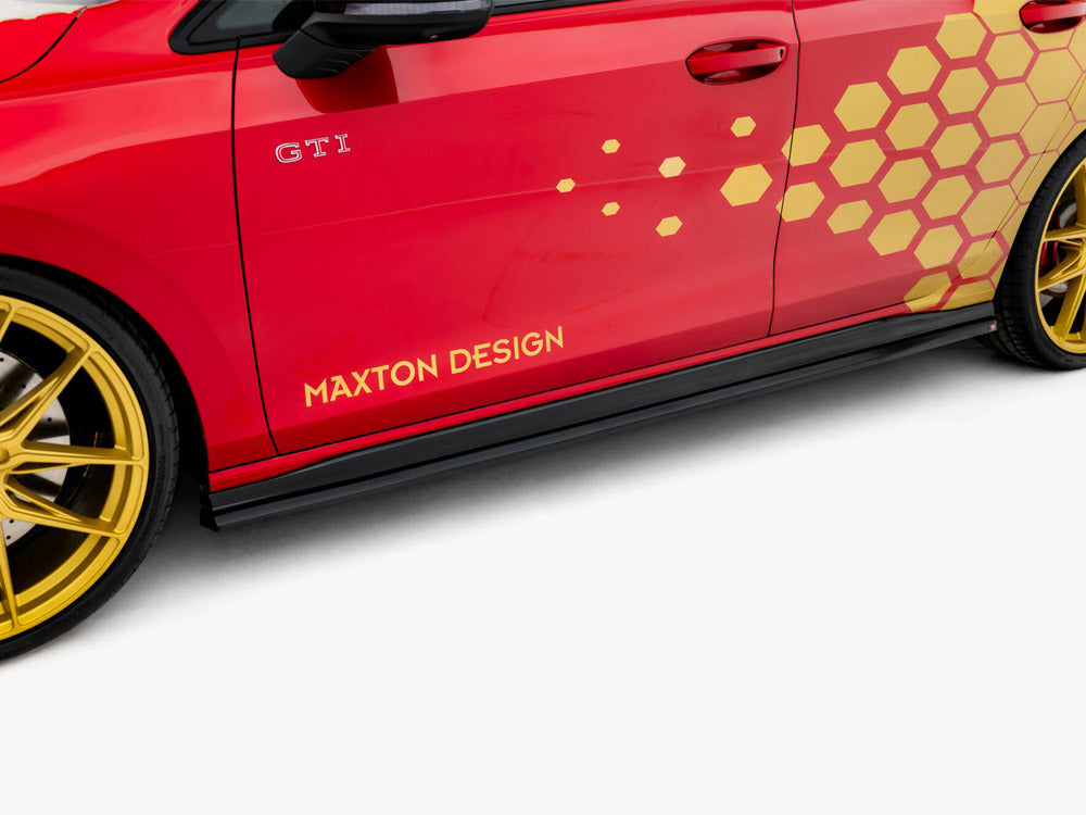 VW - Golf GTI Clubsport MK8 Facelift: Maxton Side Skirts V2